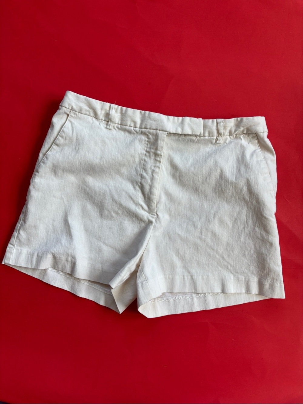 Vintage 90s Solid White Shorts